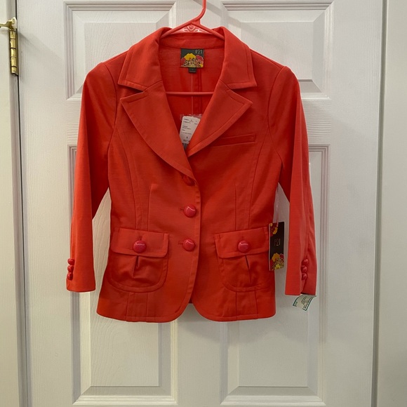 Coral blazer size small - Picture 4 of 5